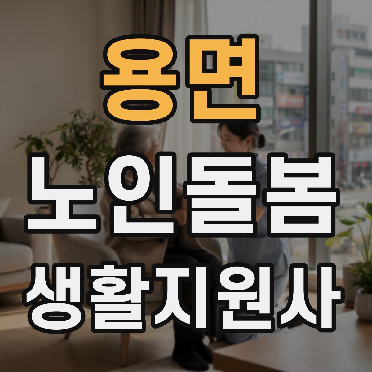 용면 노인돌봄생활지원사 자격증