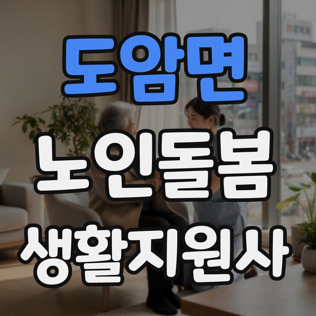 도암면 노인돌봄생활지원사 자격증