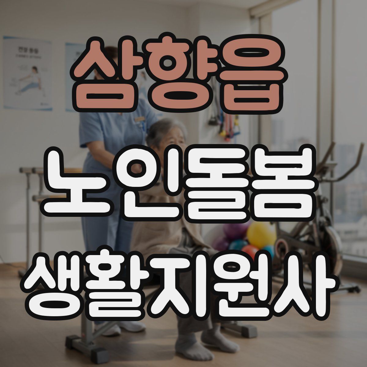 삼향읍 노인돌봄생활지원사 자격증
