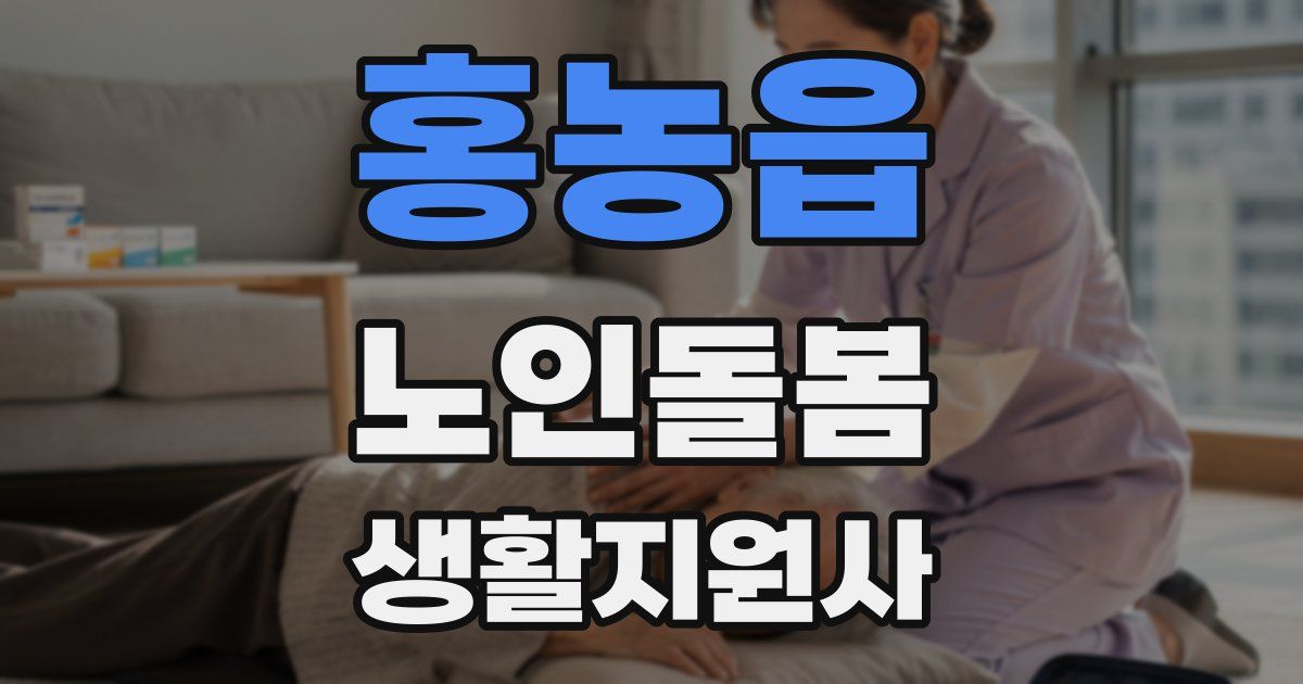 홍농읍 노인돌봄생활지원사 자격증