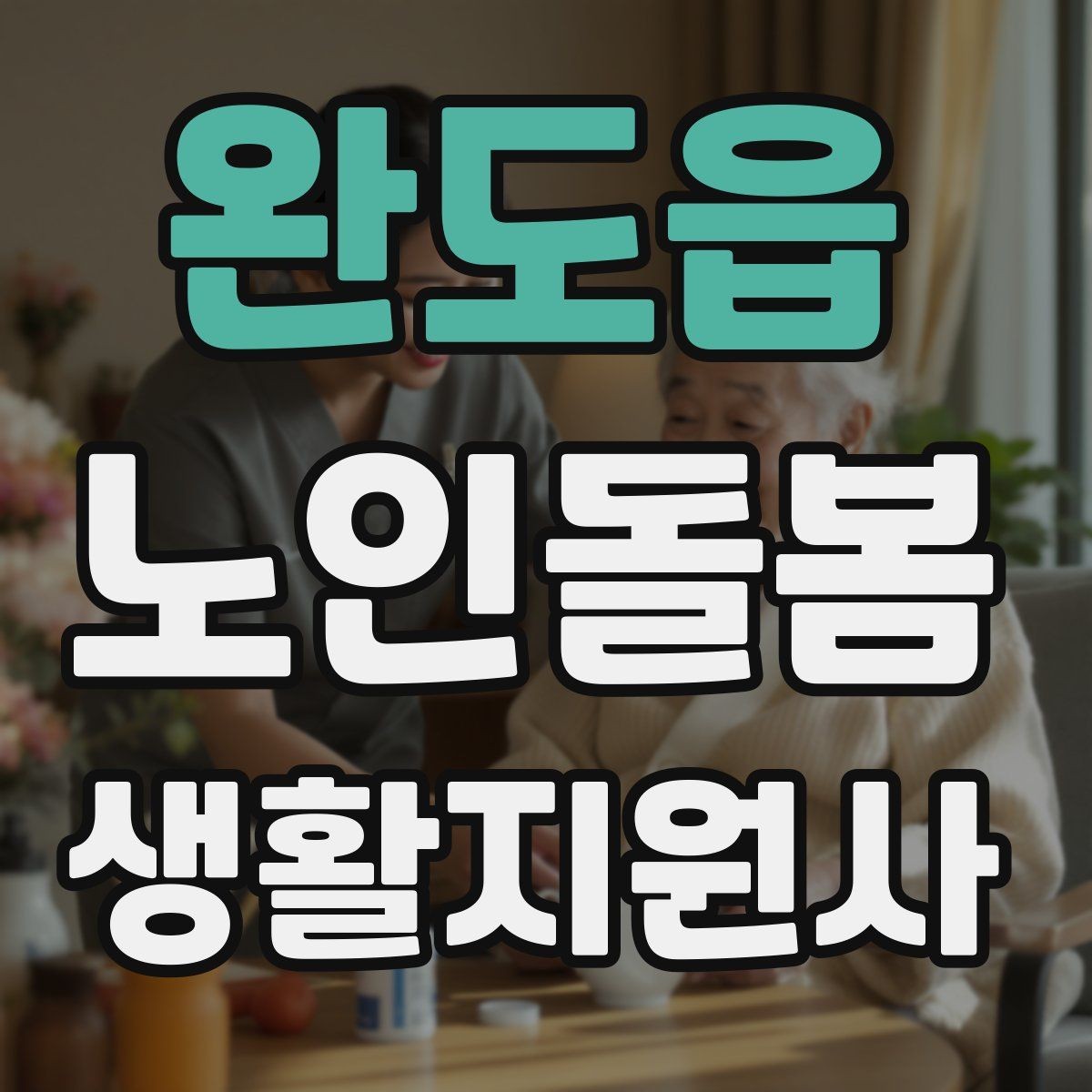 완도읍 노인돌봄생활지원사 자격증 약 부작용 의심될 때 관찰 포인트