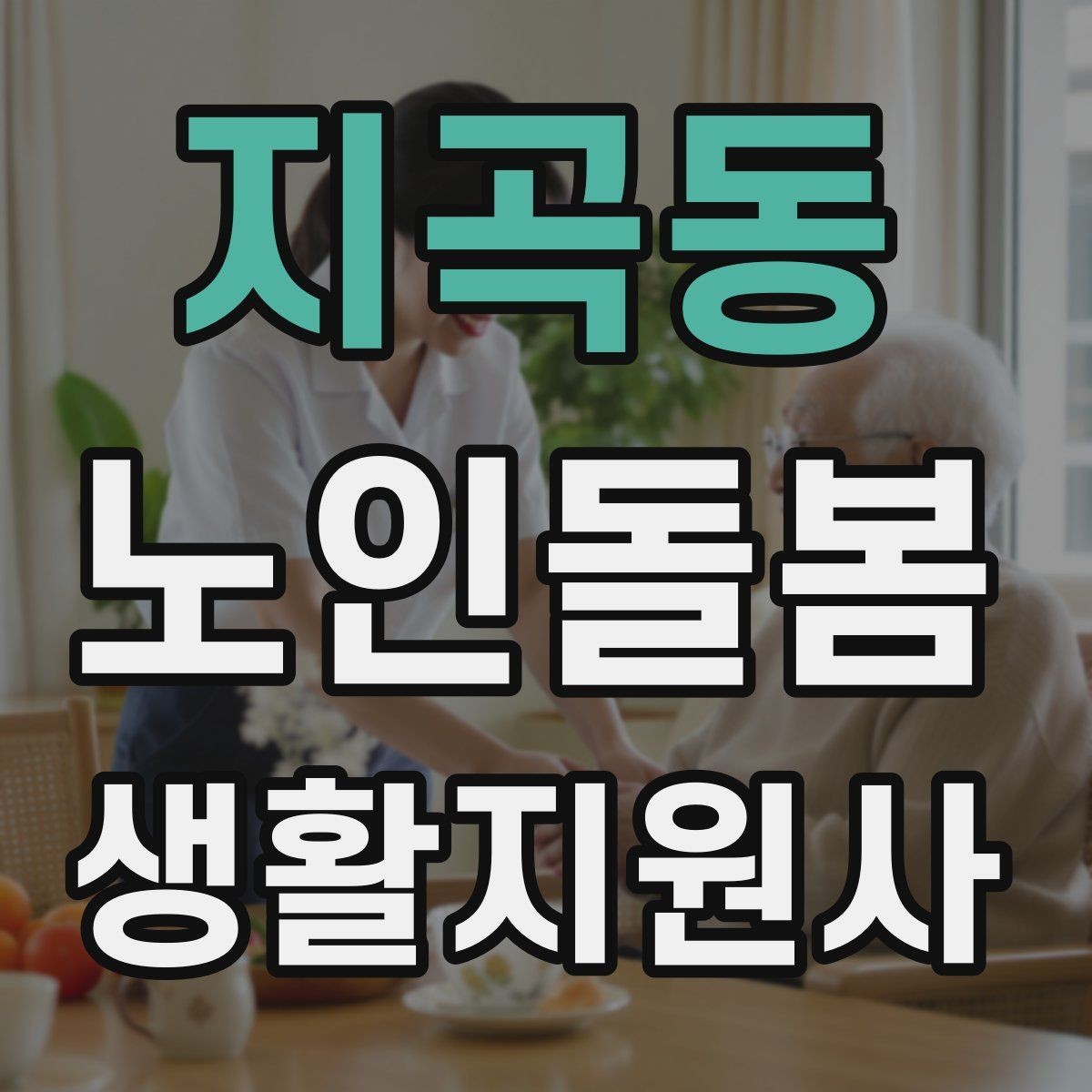 지곡동 노인돌봄생활지원사 자격증 외출 동행에서 가장 중요한 안전 습관