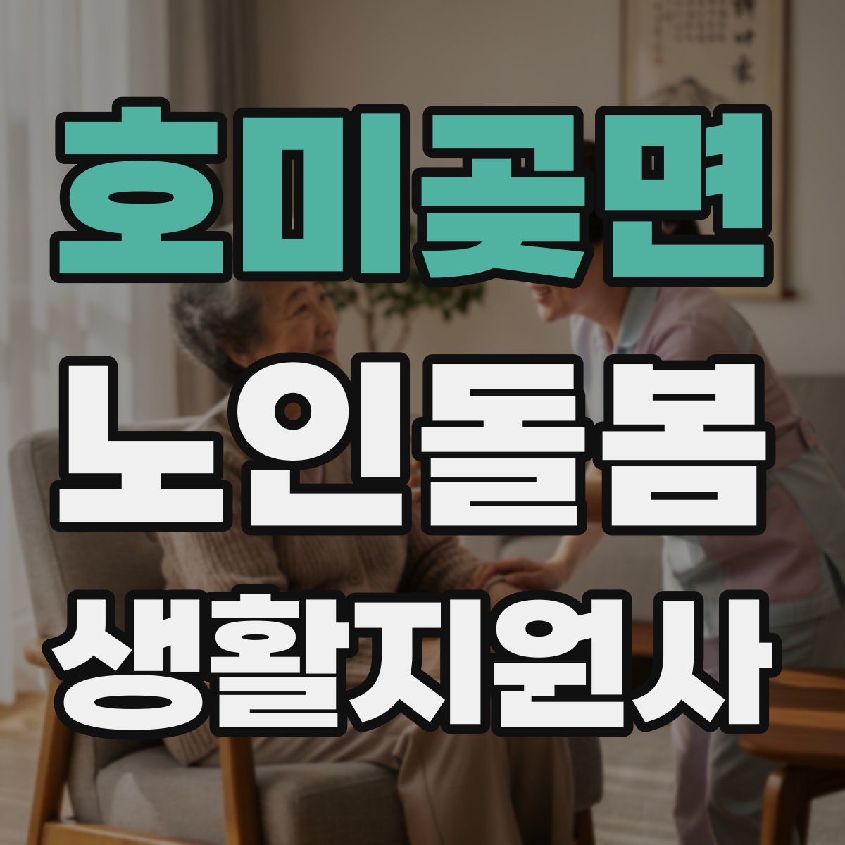 호미곶면 노인돌봄생활지원사 자격증