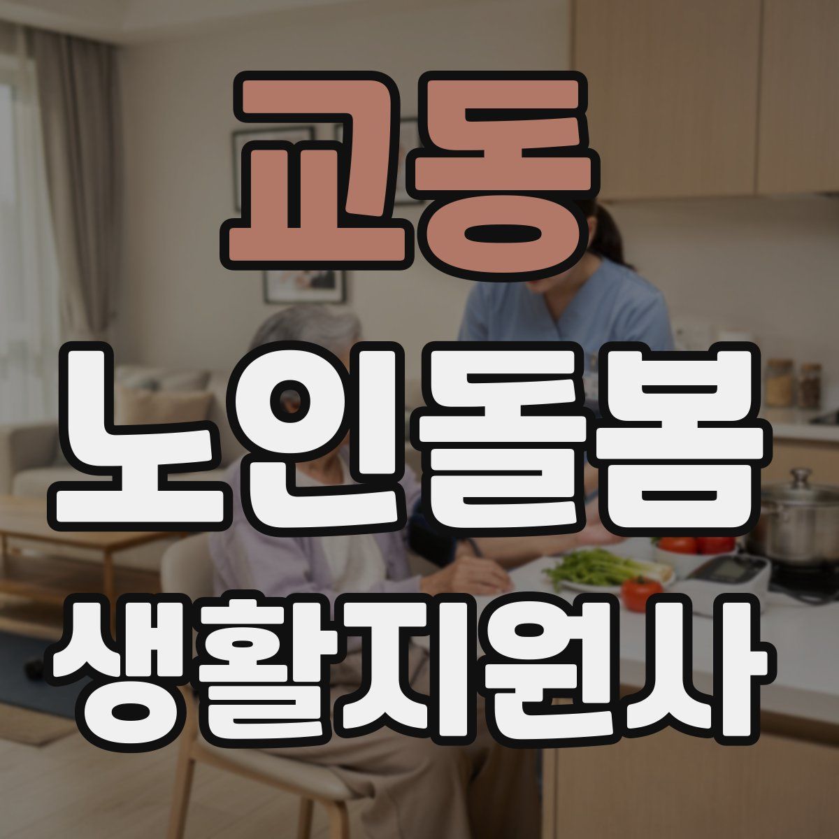 교동 노인돌봄생활지원사 자격증