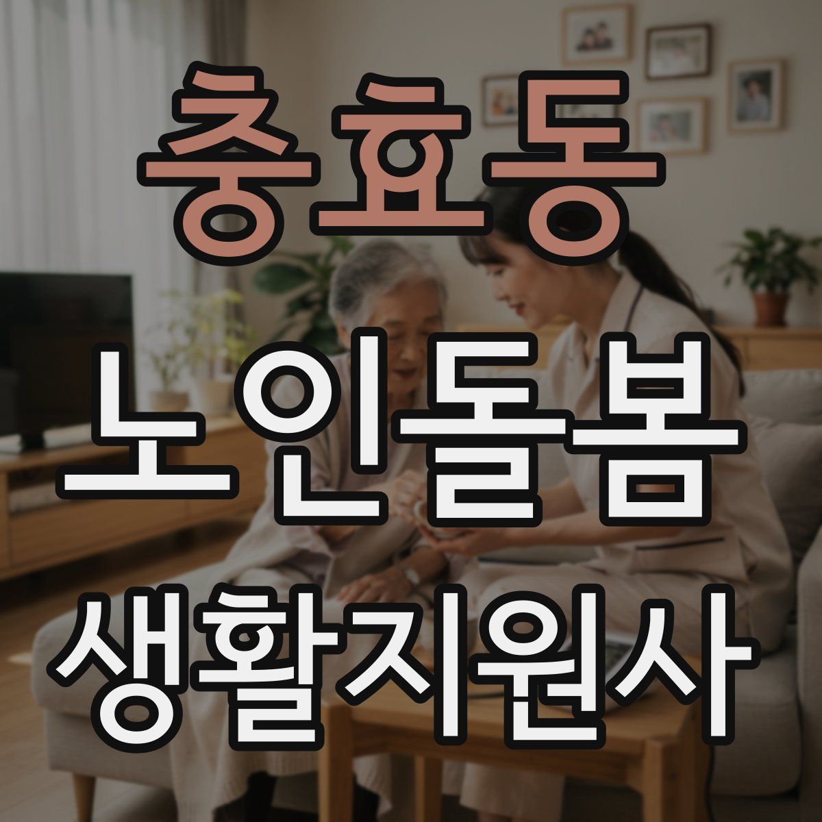 충효동 노인돌봄생활지원사 자격증