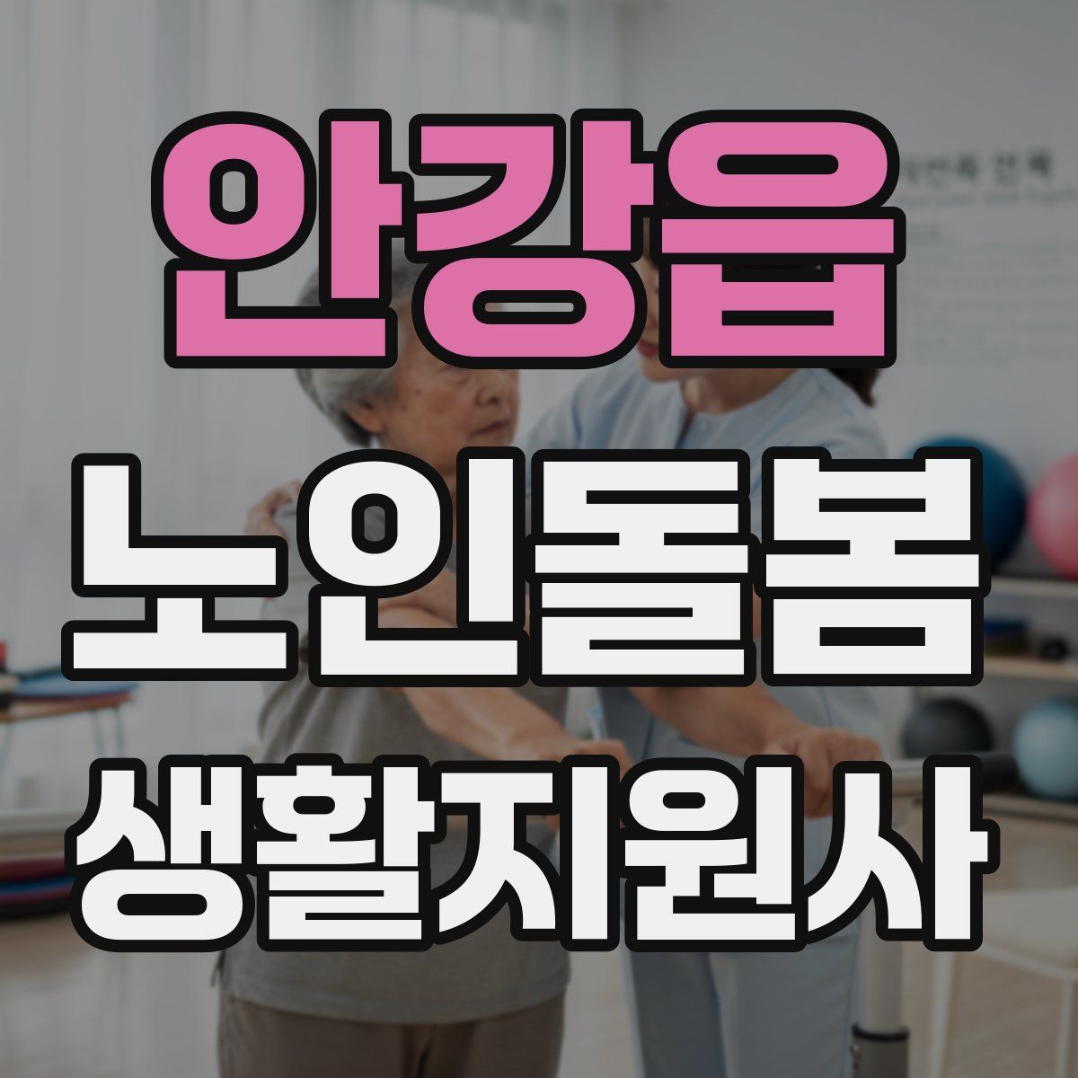 안강읍 노인돌봄생활지원사 자격증