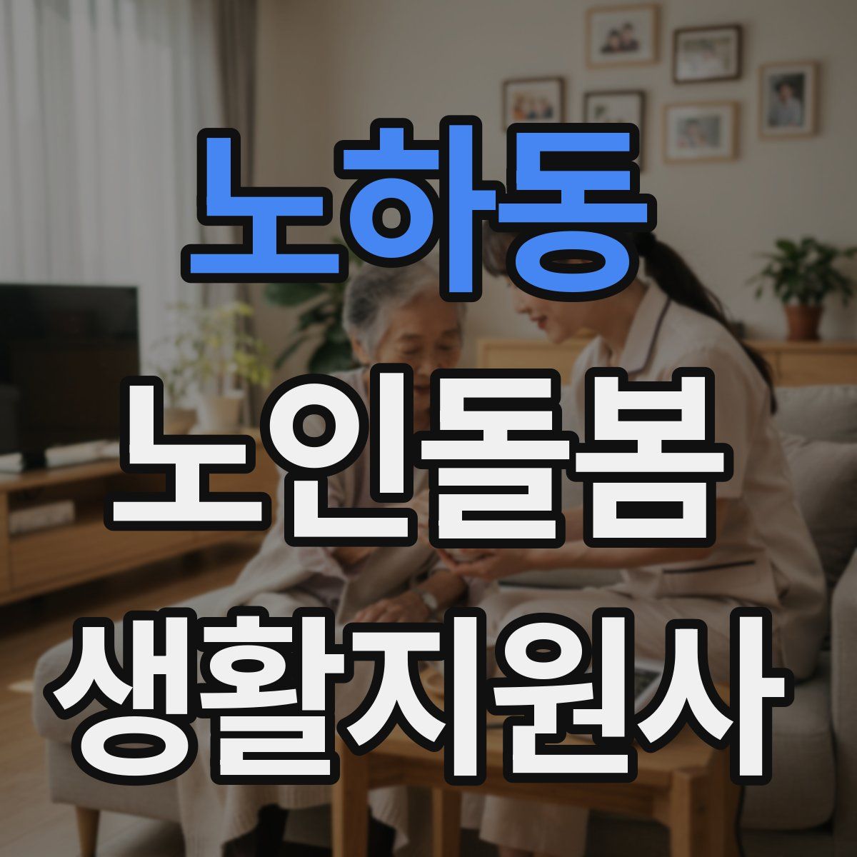 노하동 노인돌봄생활지원사 자격증