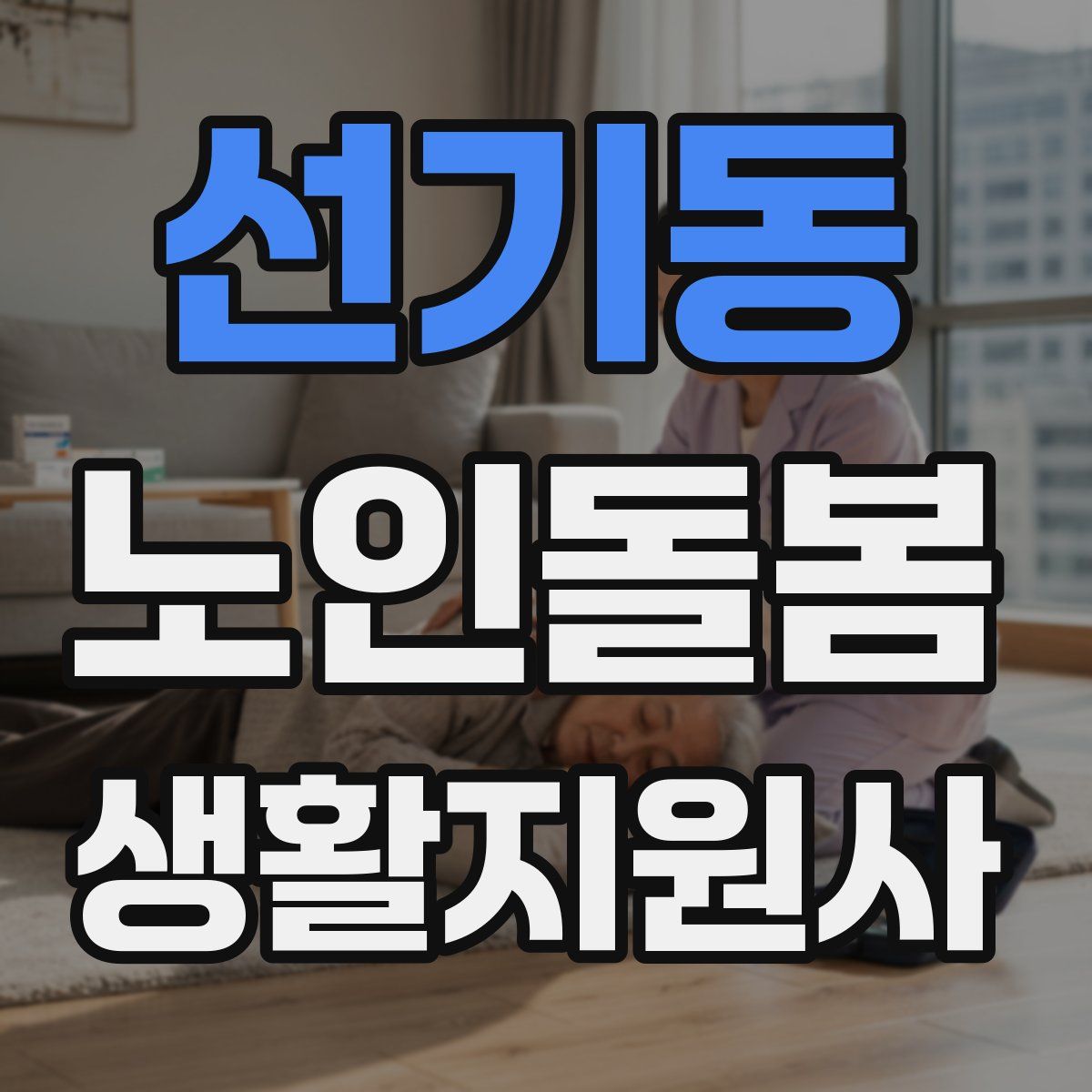 선기동 노인돌봄생활지원사 자격증