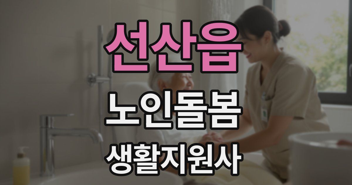 선산읍 노인돌봄생활지원사 자격증