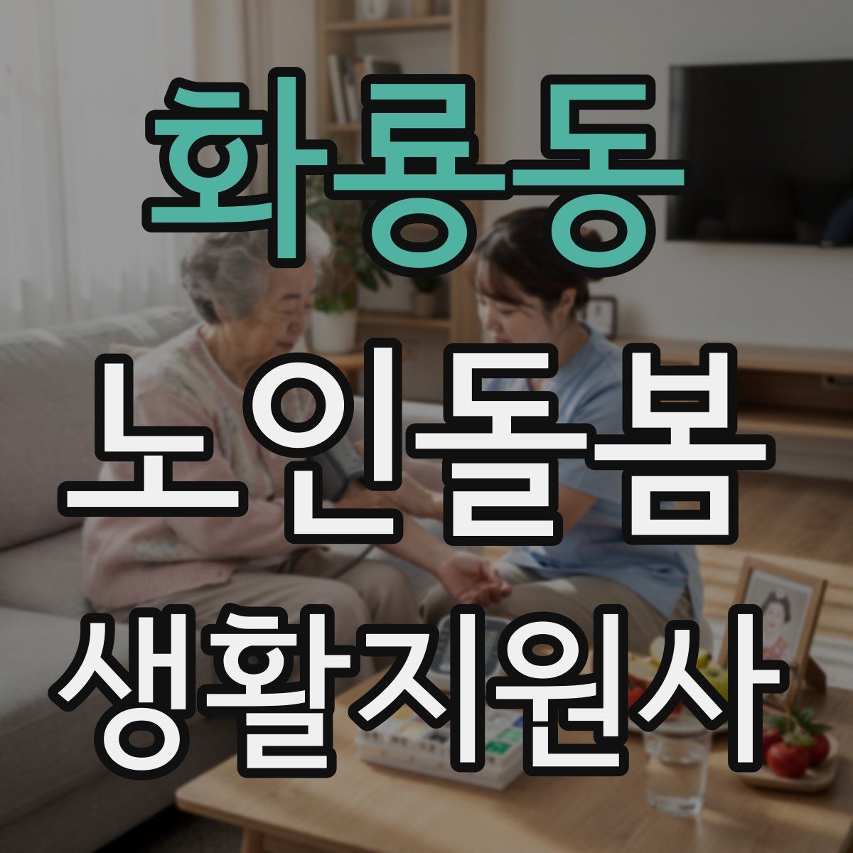 화룡동 노인돌봄생활지원사 자격증