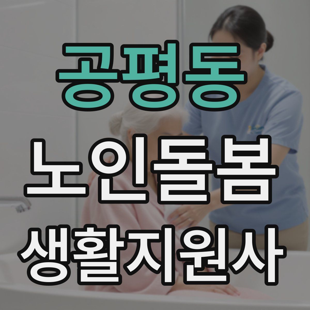 공평동 노인돌봄생활지원사 자격증