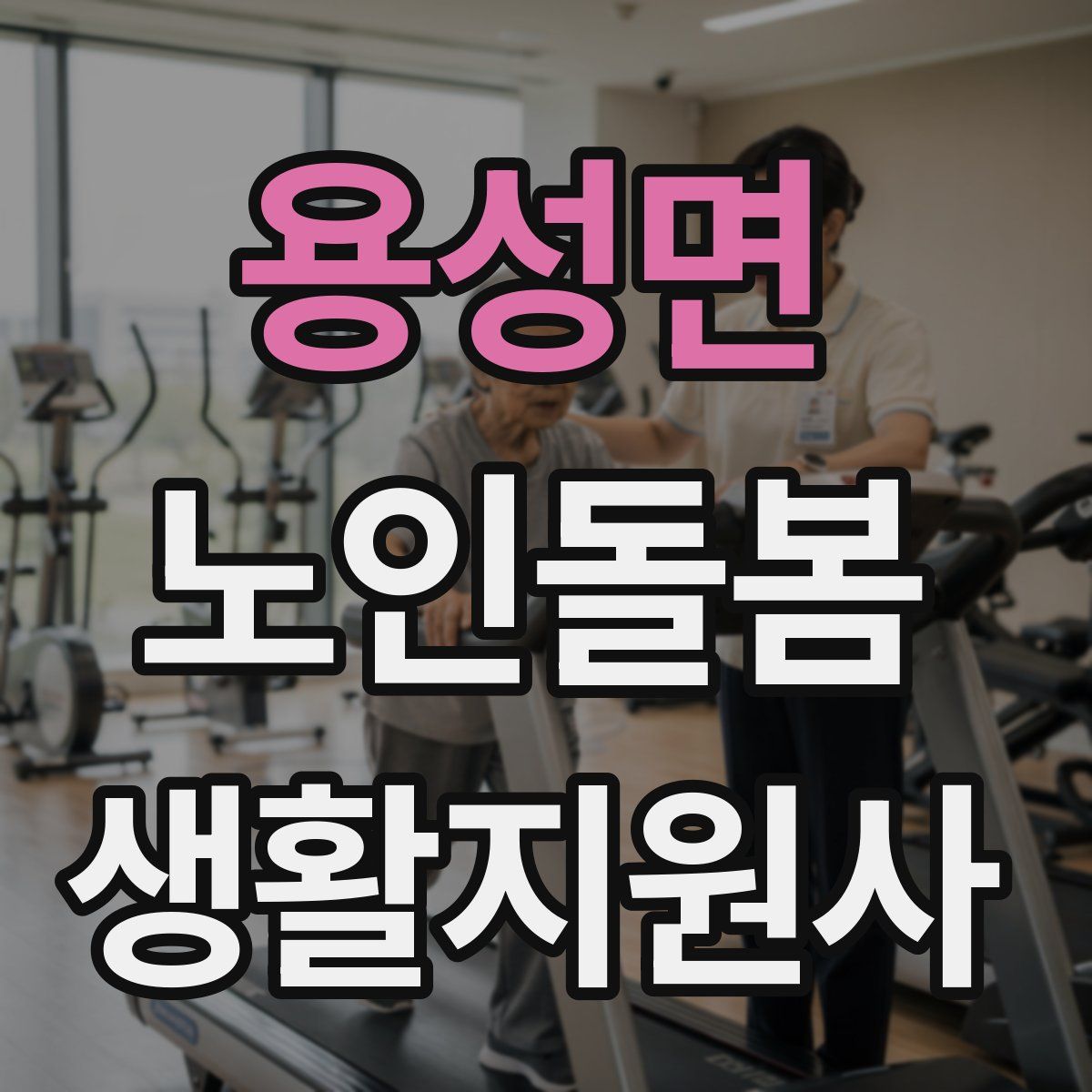 용성면 노인돌봄생활지원사 자격증