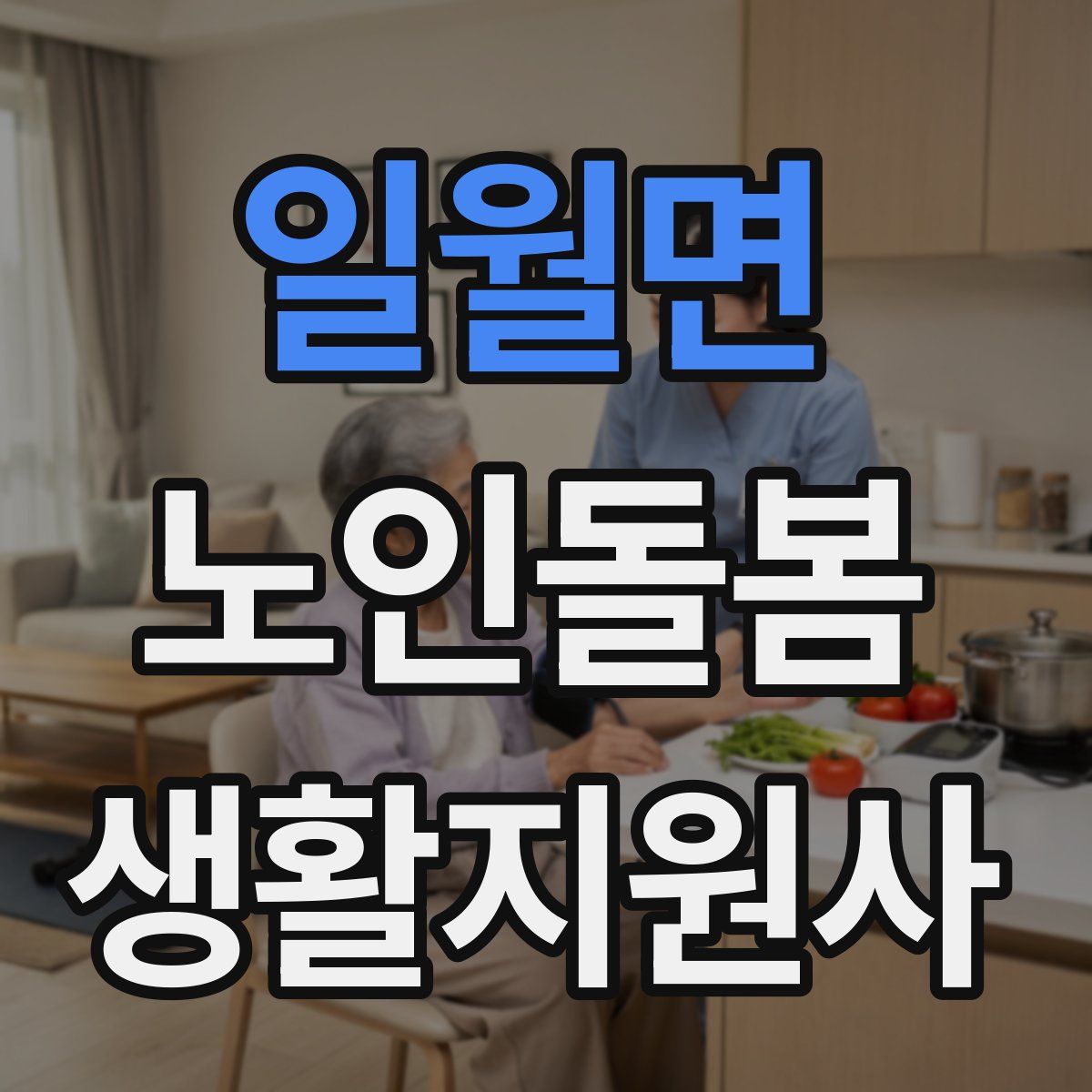 일월면 노인돌봄생활지원사 자격증