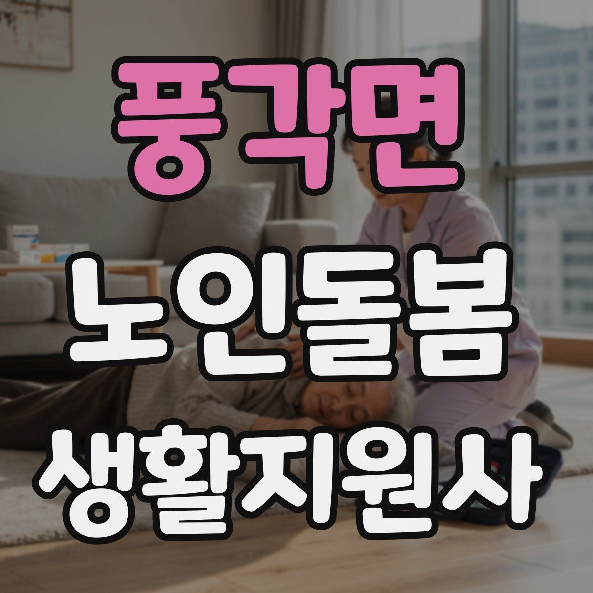 풍각면 노인돌봄생활지원사 자격증