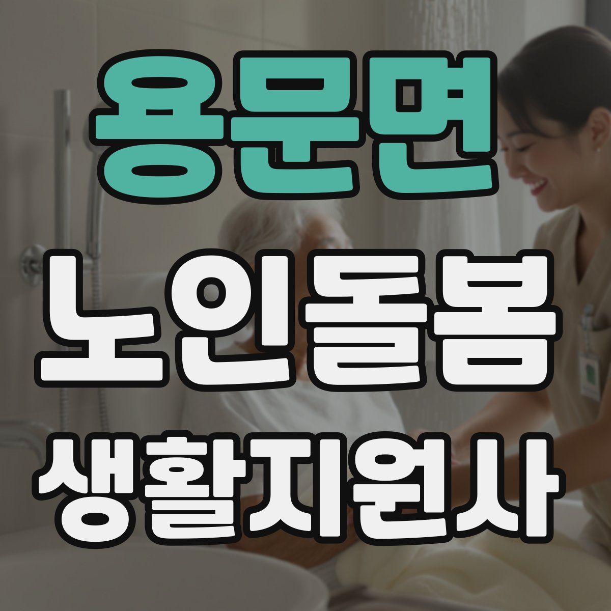 용문면 노인돌봄생활지원사 자격증