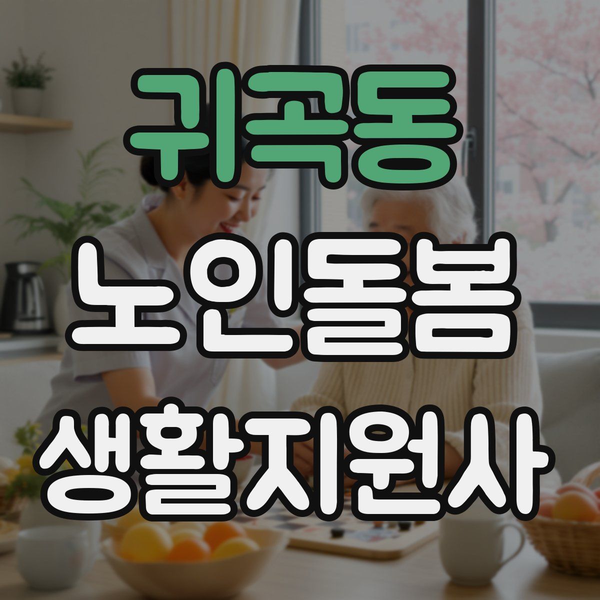 귀곡동 노인돌봄생활지원사 자격증
