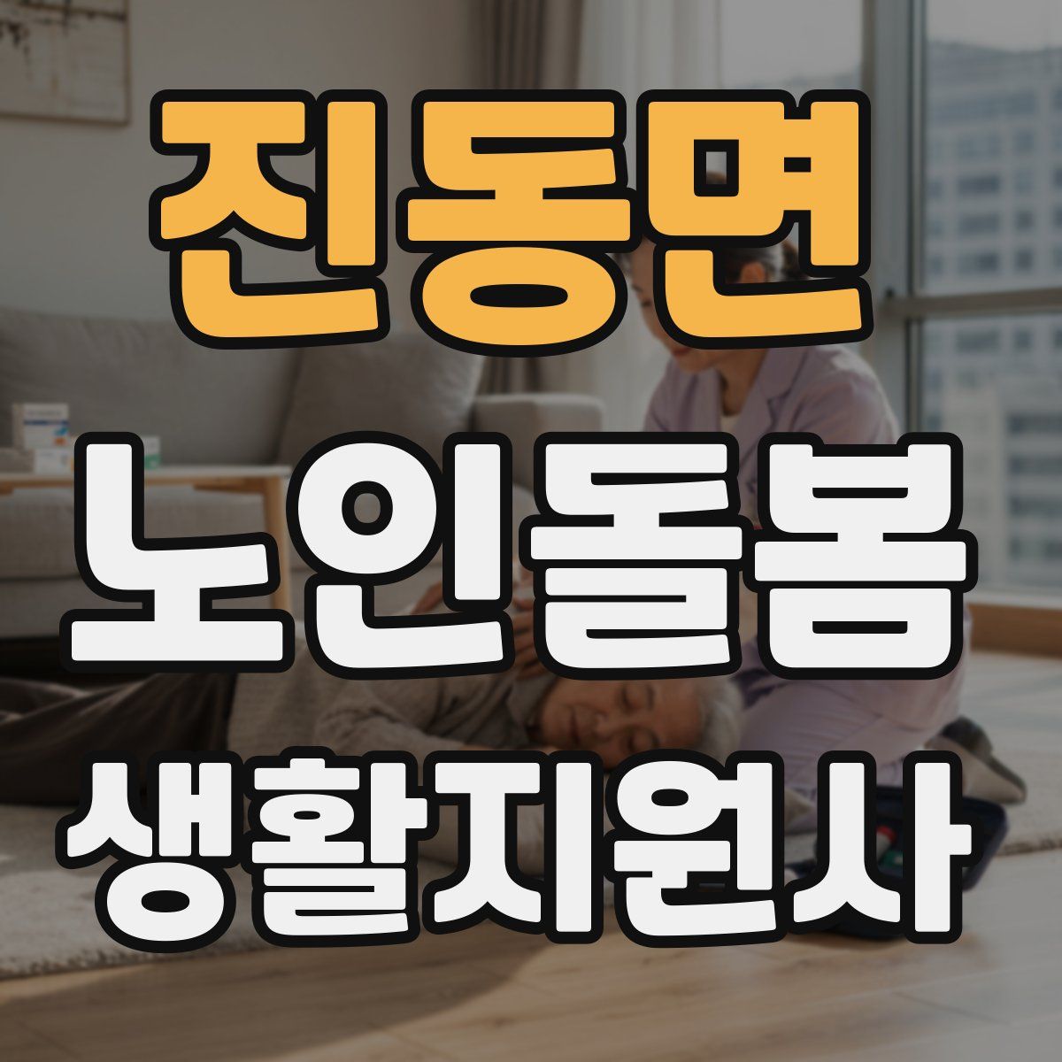 진동면 노인돌봄생활지원사 자격증