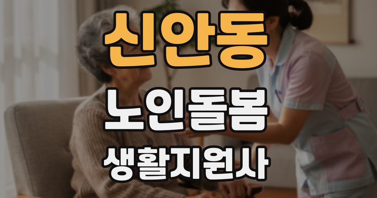 신안동 노인돌봄생활지원사 자격증