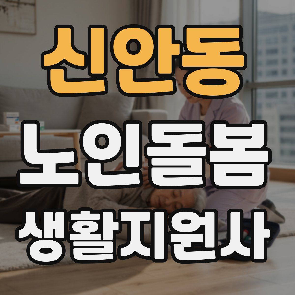 신안동 노인돌봄생활지원사 자격증