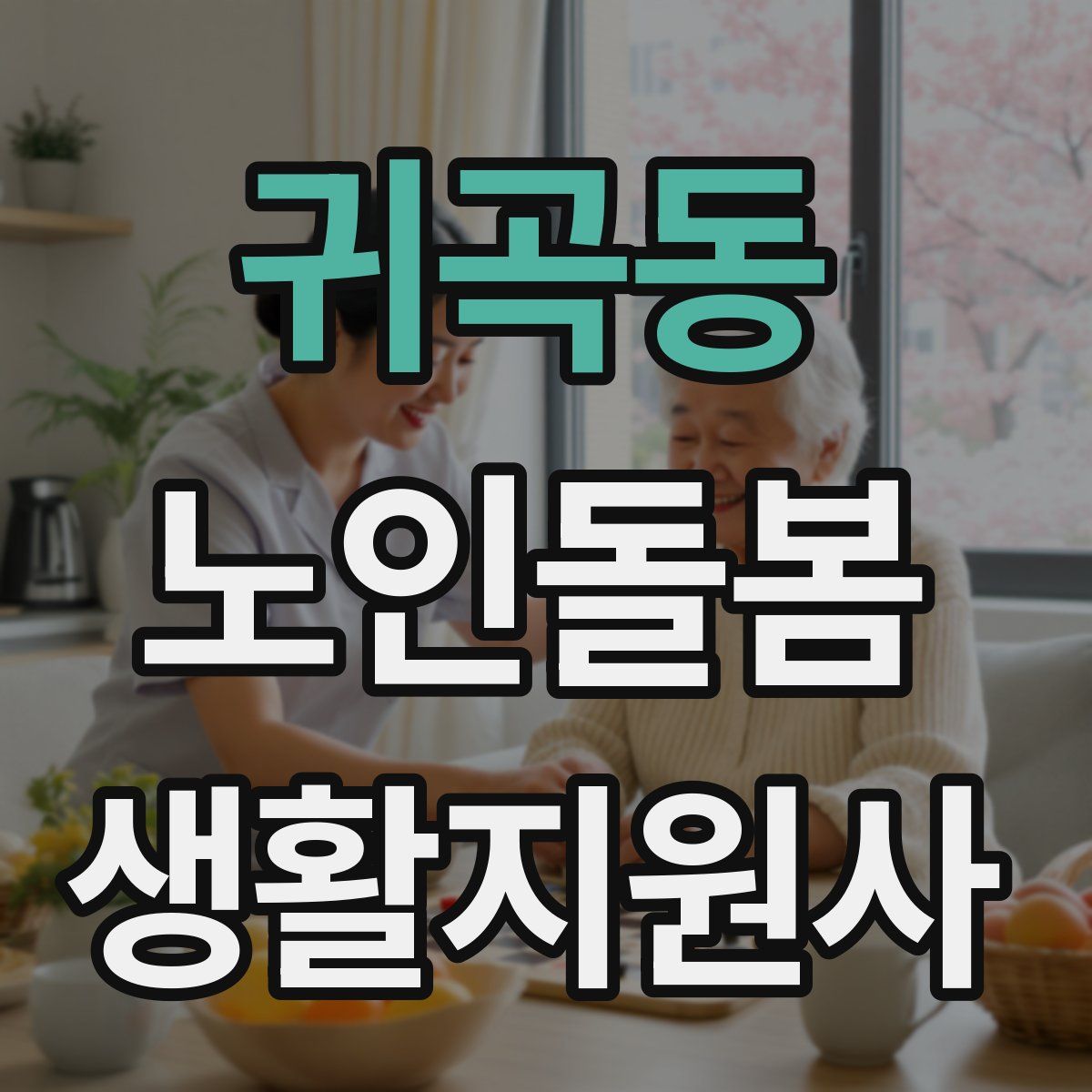 귀곡동 노인돌봄생활지원사 자격증