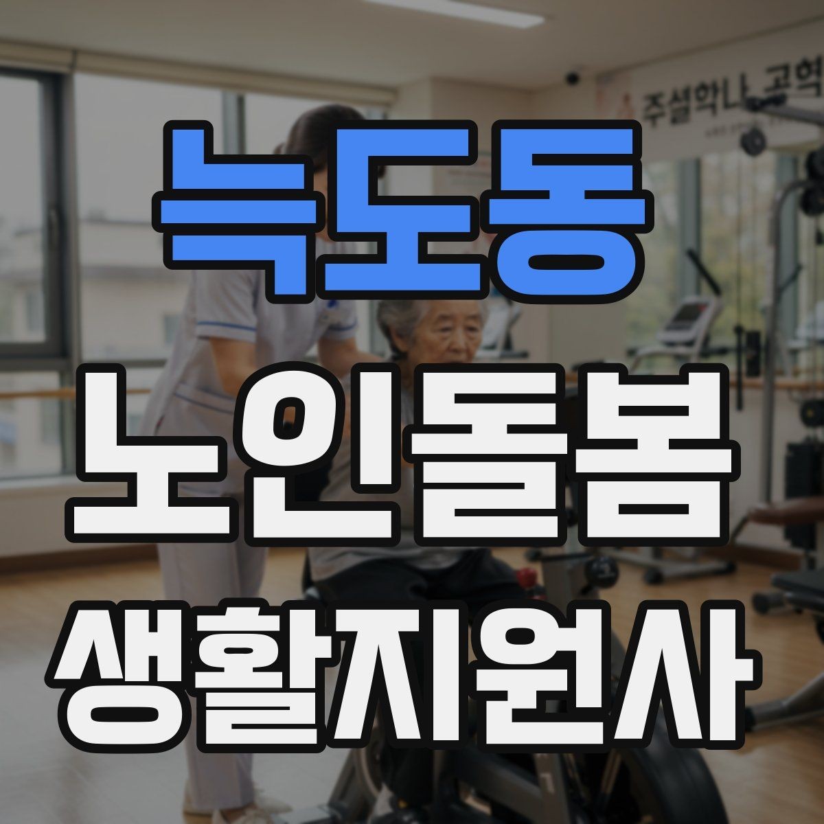 늑도동 노인돌봄생활지원사 자격증 한 번에 이해하는 업무 핵심 정리