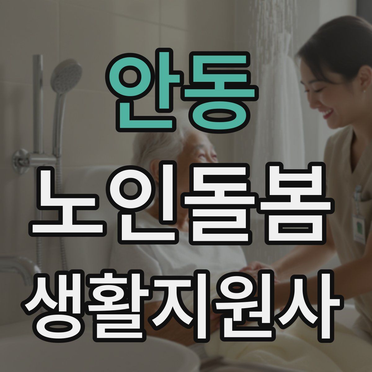 안동 노인돌봄생활지원사 자격증
