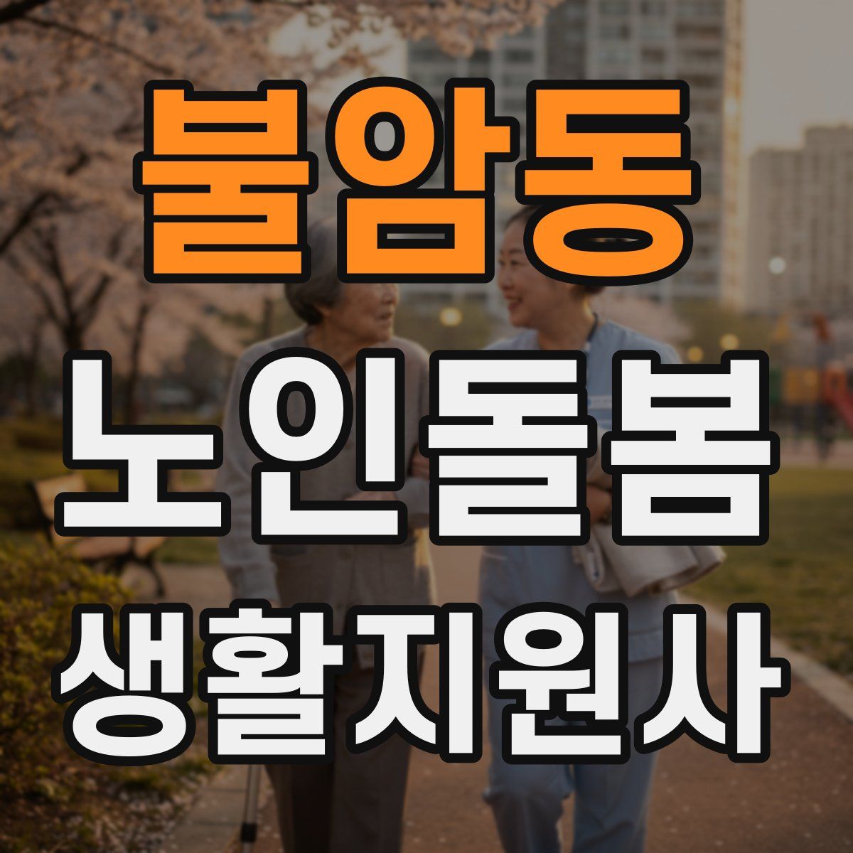 불암동 노인돌봄생활지원사 자격증