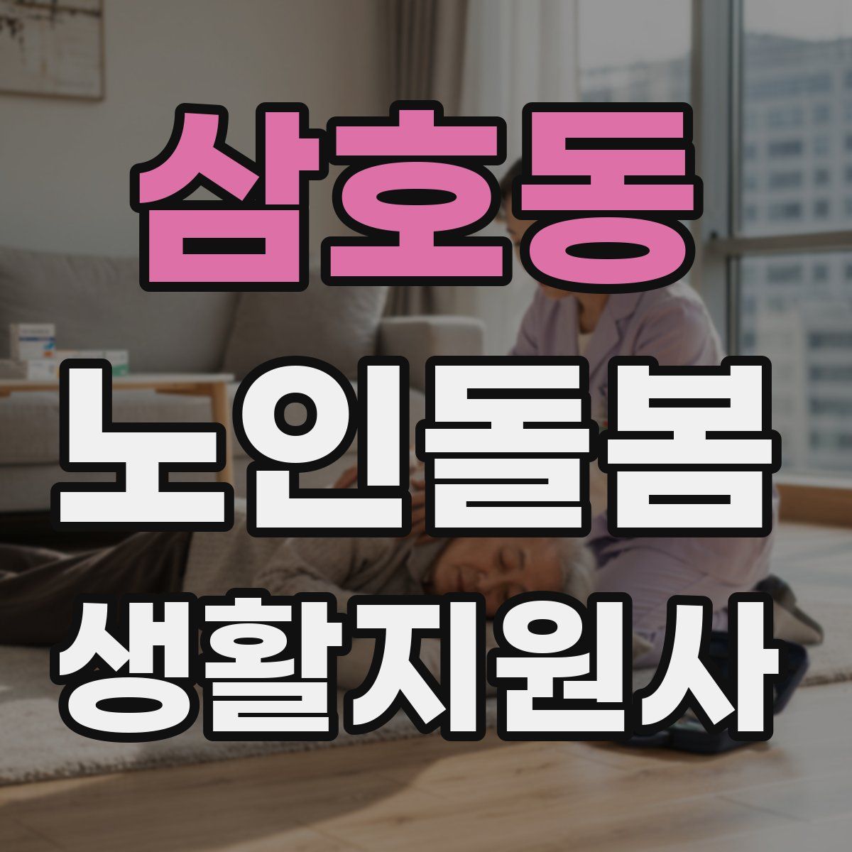 삼호동 노인돌봄생활지원사 자격증