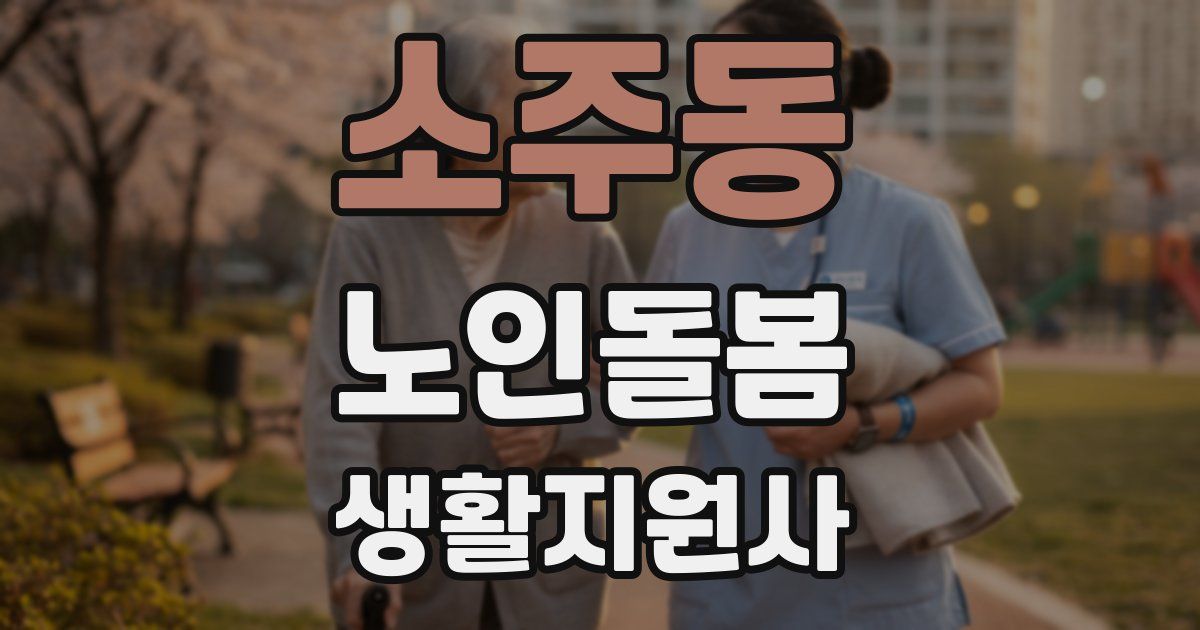 소주동 노인돌봄생활지원사 자격증