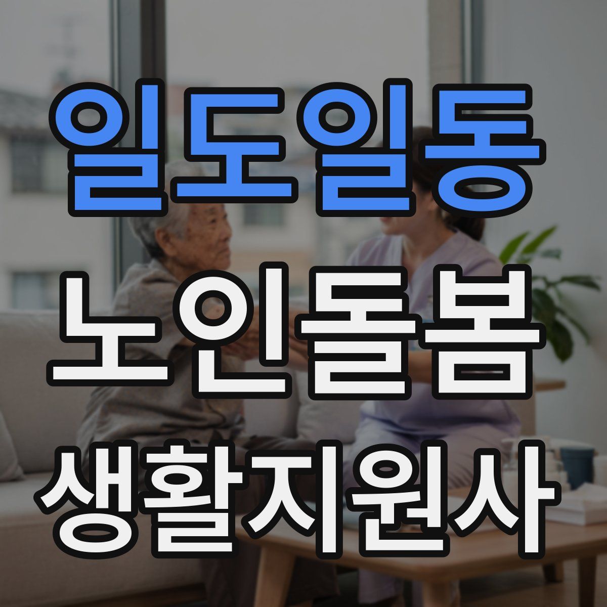 일도일동 노인돌봄생활지원사 자격증