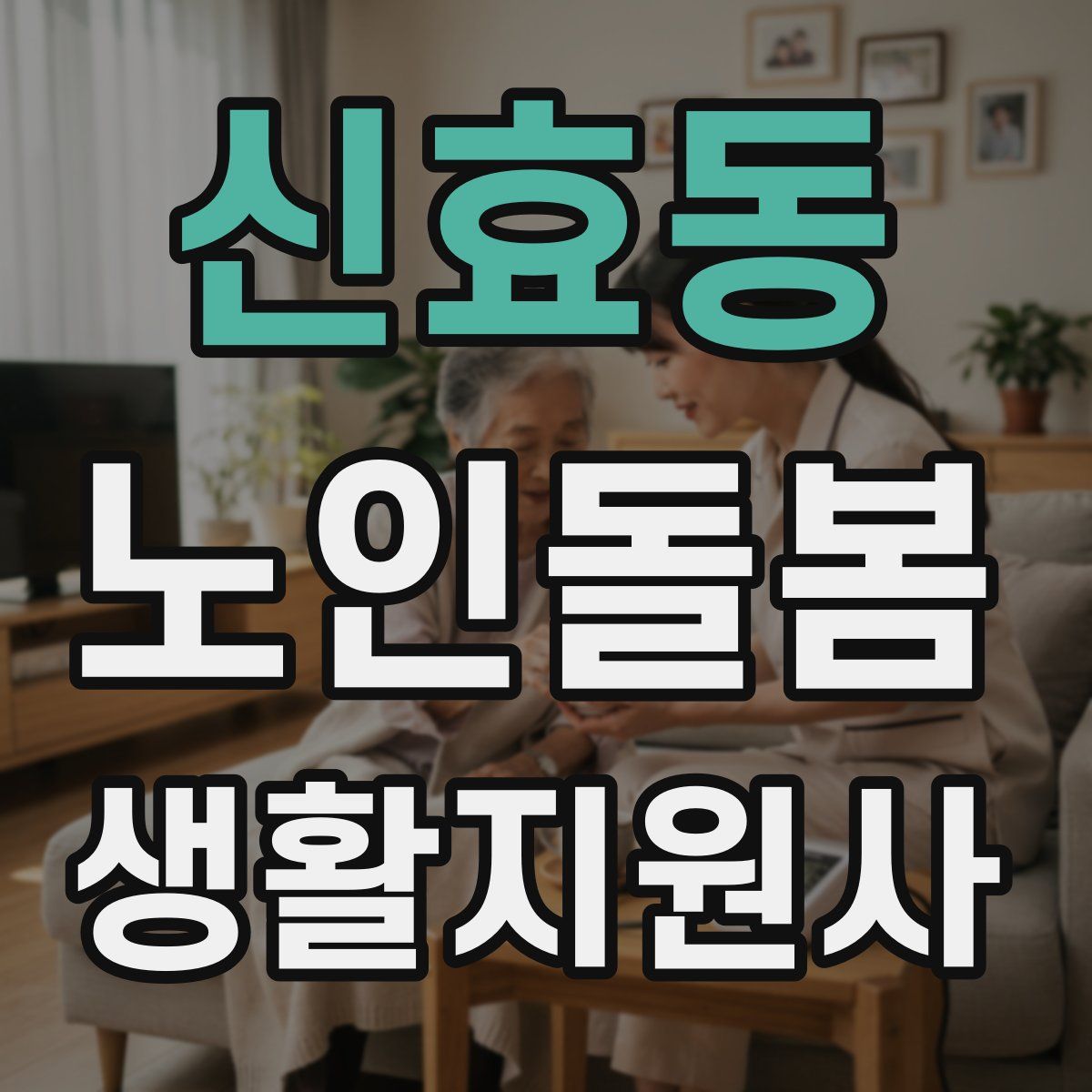 신효동 노인돌봄생활지원사 자격증