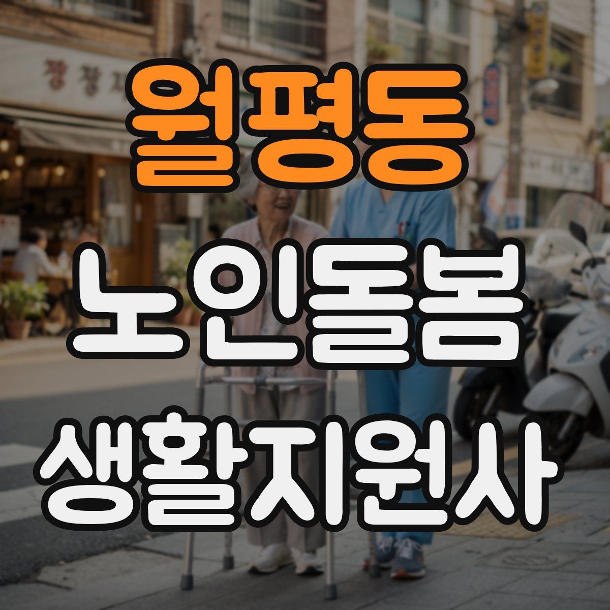 월평동 노인돌봄생활지원사 자격증
