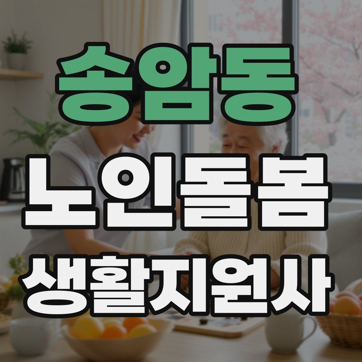 송암동 노인돌봄생활지원사 자격증 장점과 부담을 함께 고려하는 현실 조언