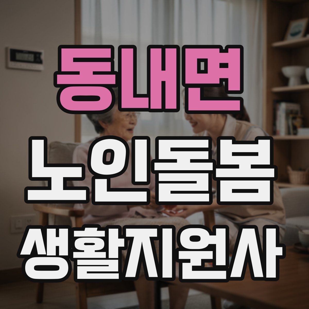 동내면 노인돌봄생활지원사 자격증 약국에서 복약 설명을 함께 들을 때 팁