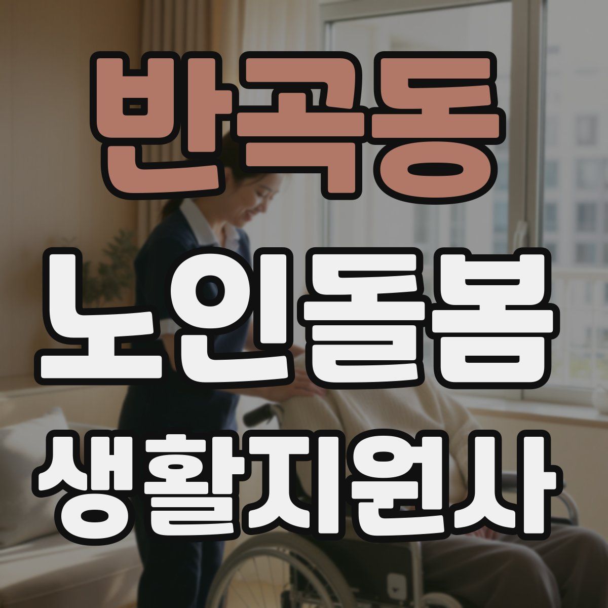 반곡동 노인돌봄생활지원사 자격증