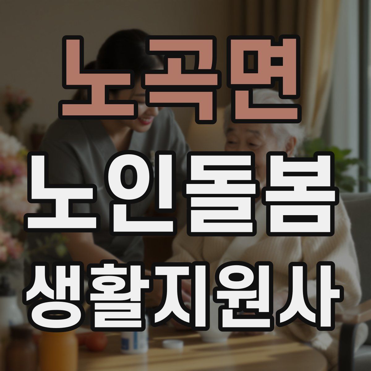 노곡면 노인돌봄생활지원사 자격증