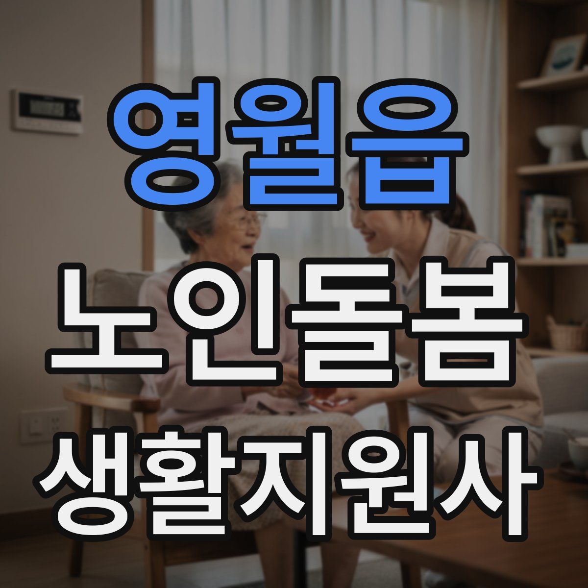 영월읍 노인돌봄생활지원사 자격증