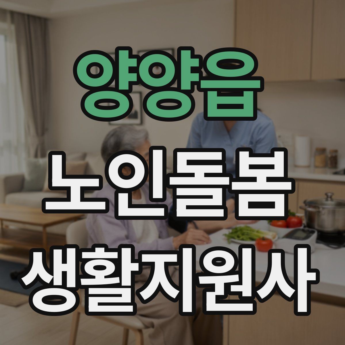 양양읍 노인돌봄생활지원사 자격증 한 번에 이해하는 업무 핵심 정리