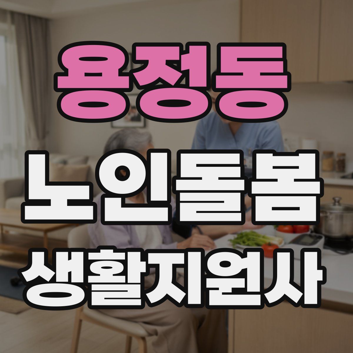 용정동 노인돌봄생활지원사 자격증