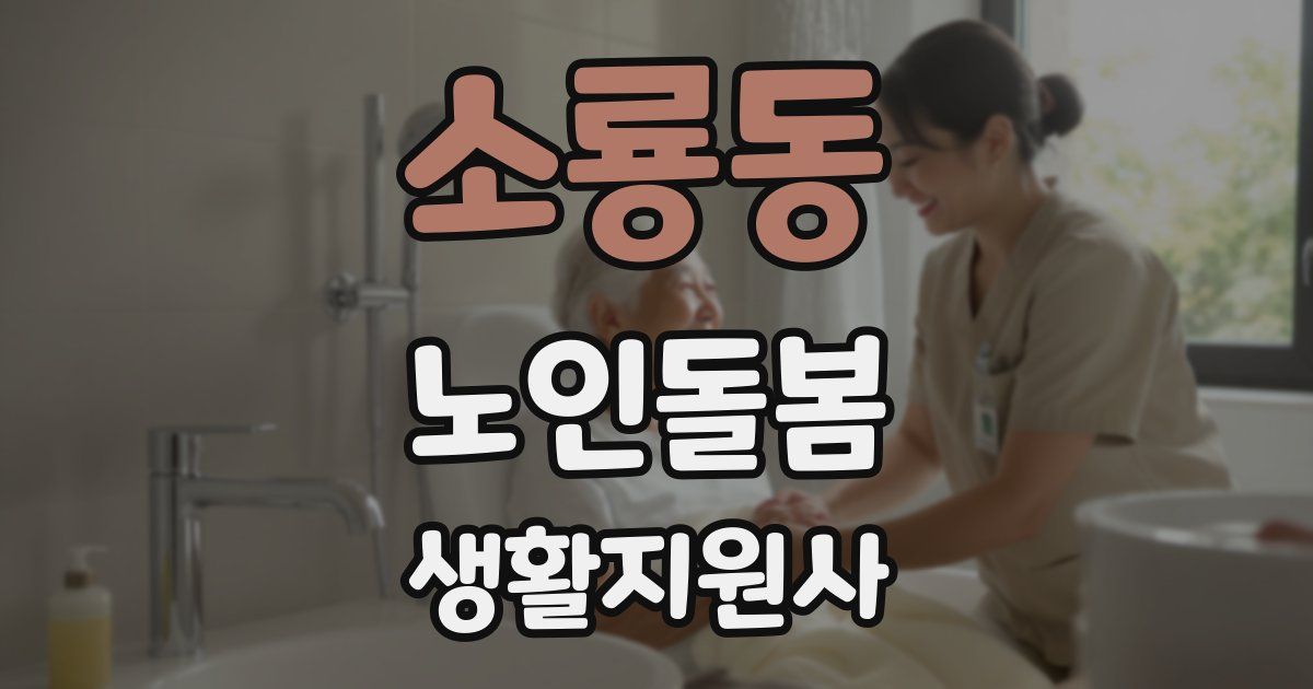 소룡동 노인돌봄생활지원사 자격증