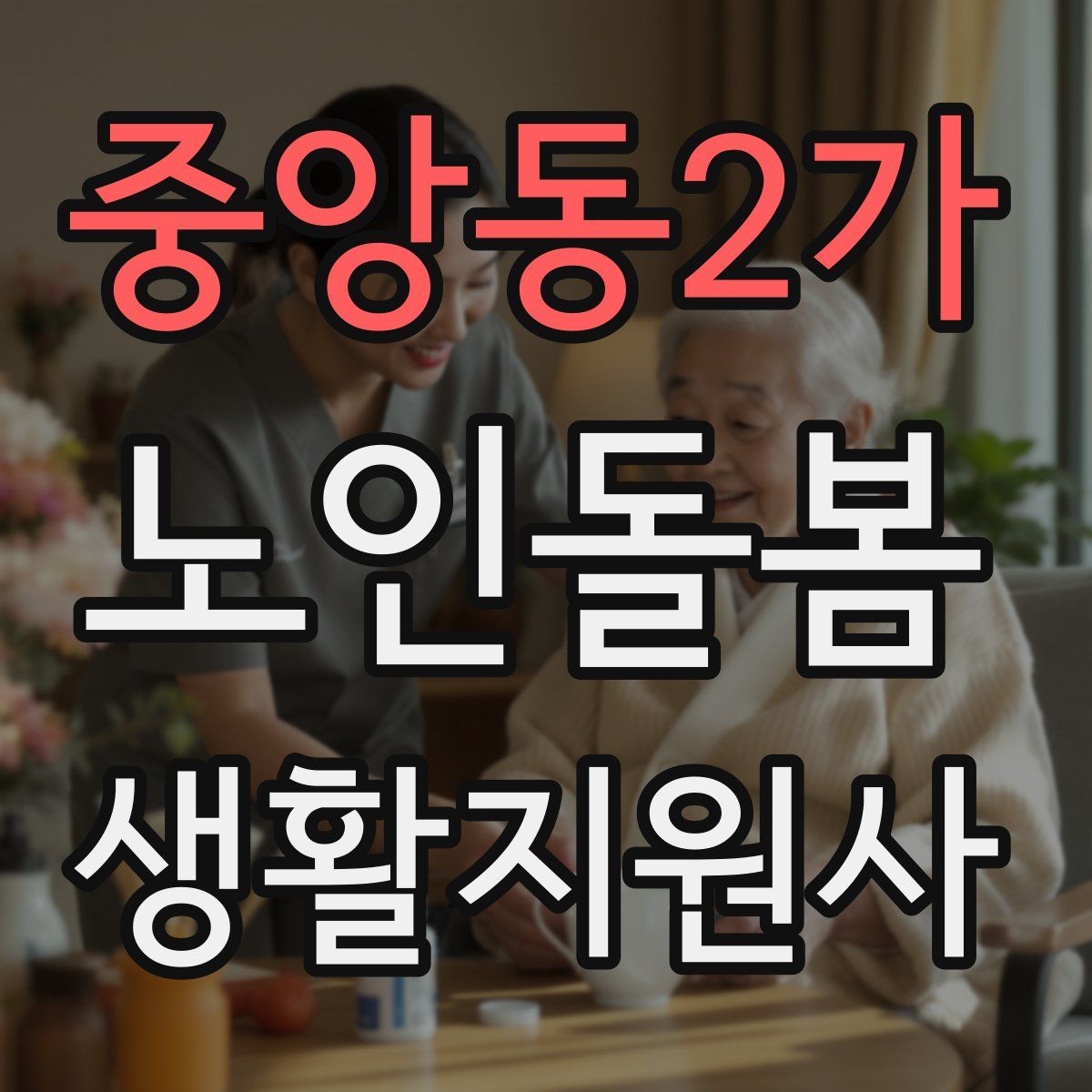 중앙동2가 노인돌봄생활지원사 자격증
