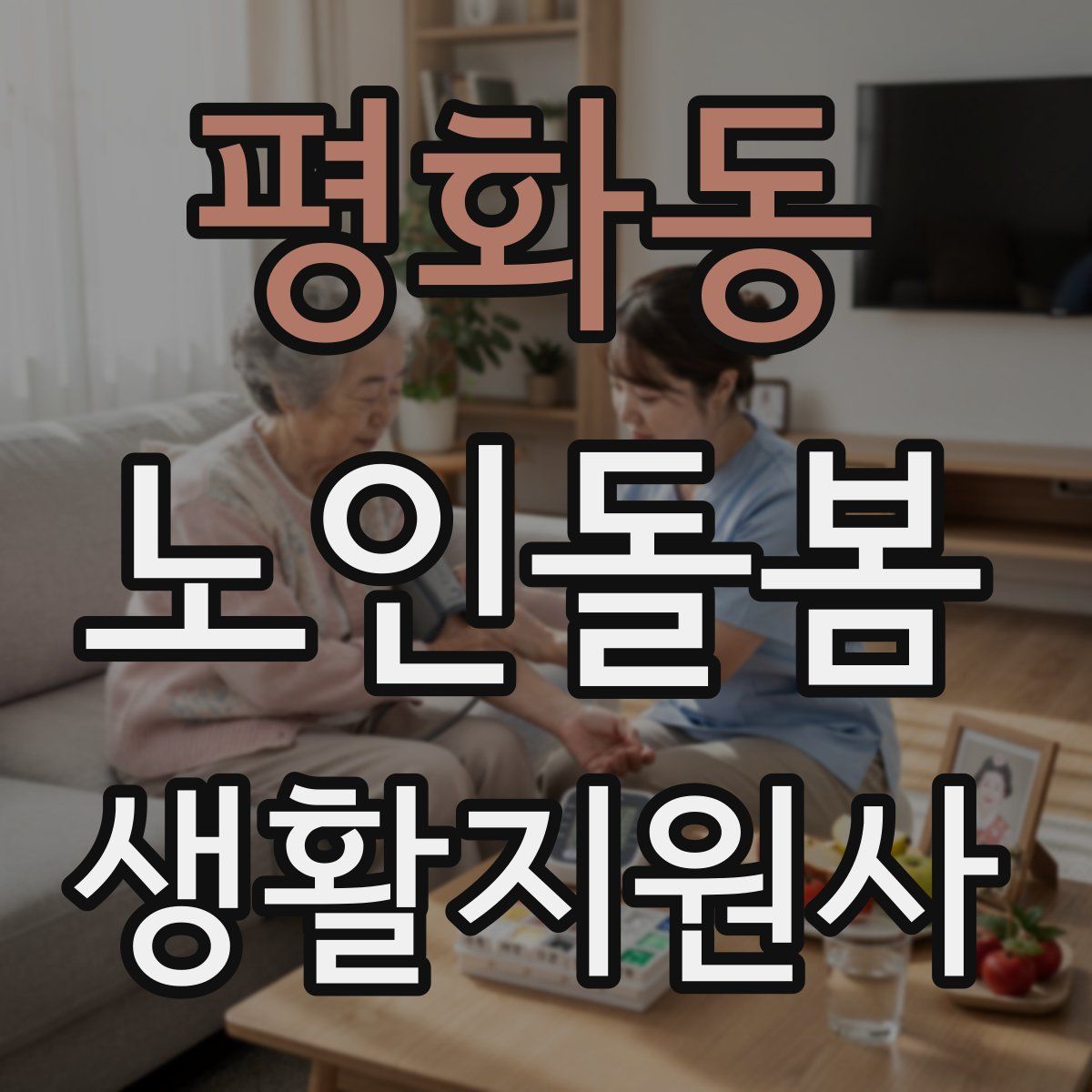 평화동 노인돌봄생활지원사 자격증
