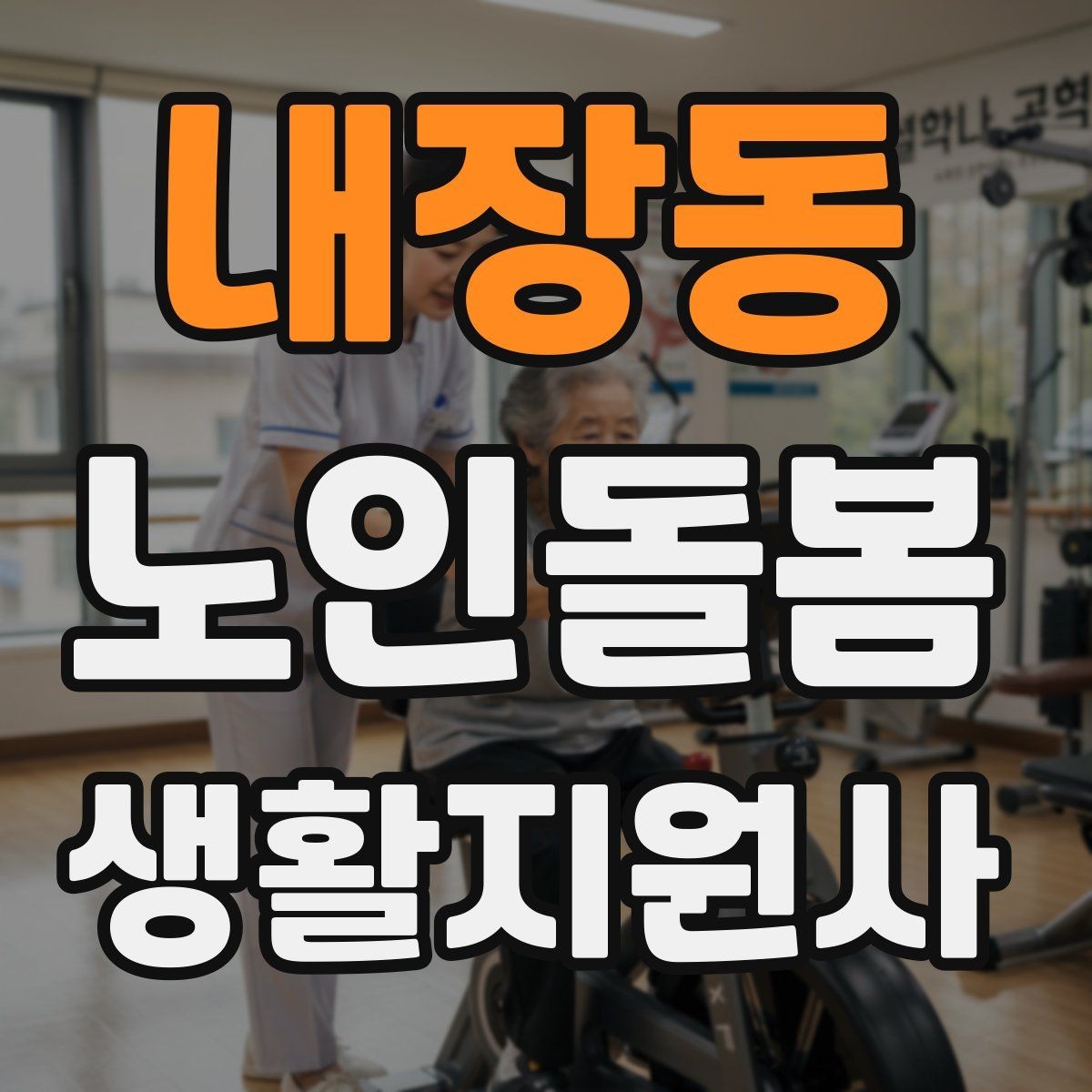 내장동 노인돌봄생활지원사 자격증 시험 전날 정리해야 할 것만 모아보기