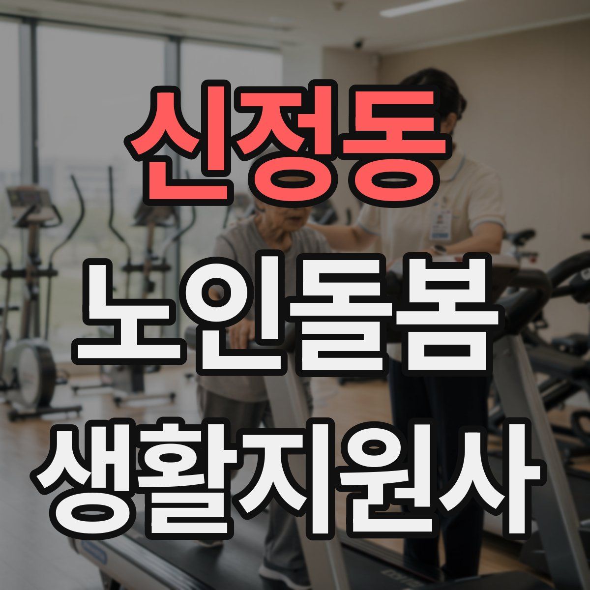 신정동 노인돌봄생활지원사 자격증