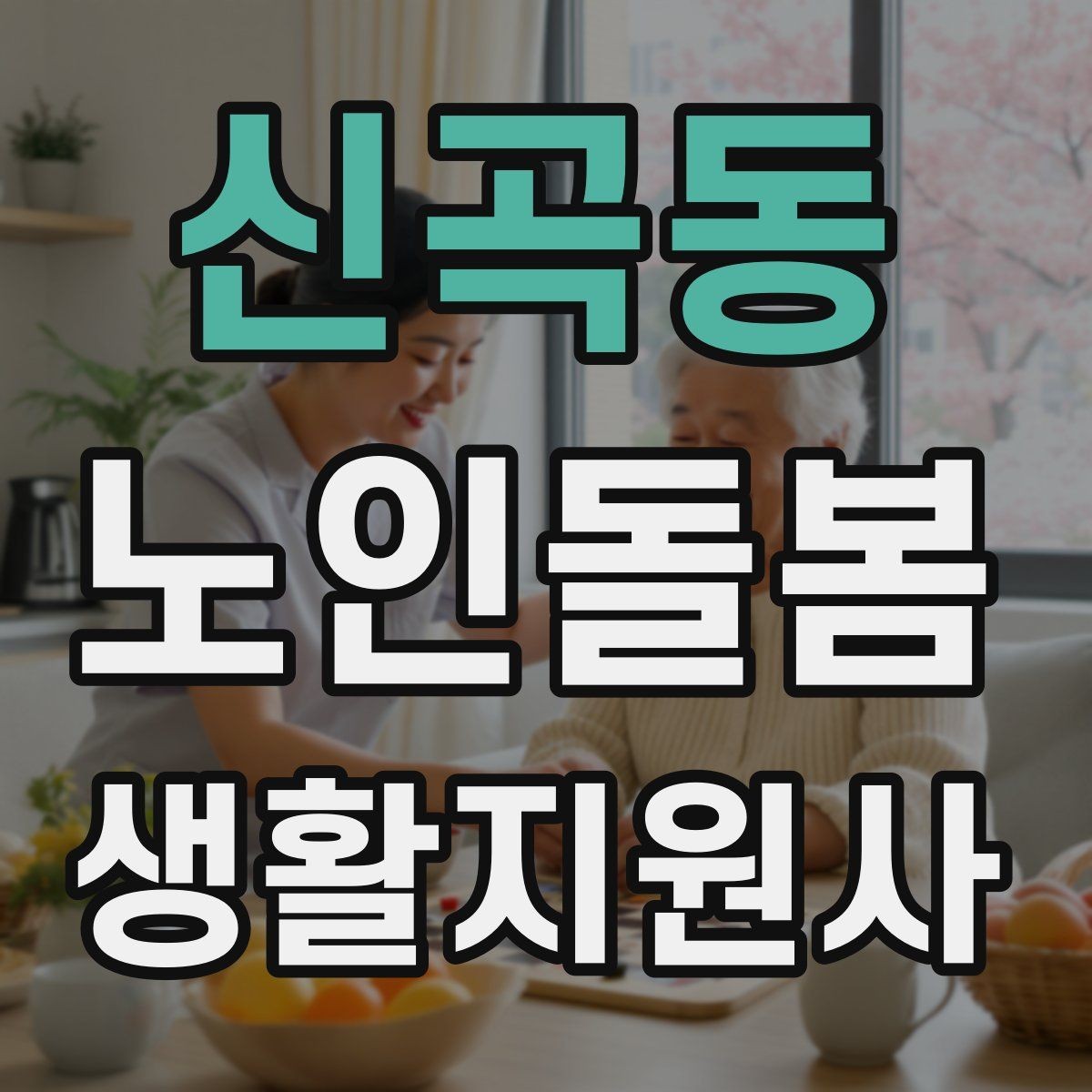 신곡동 노인돌봄생활지원사 자격증 현관에서 시작하는 안전 점검 루틴