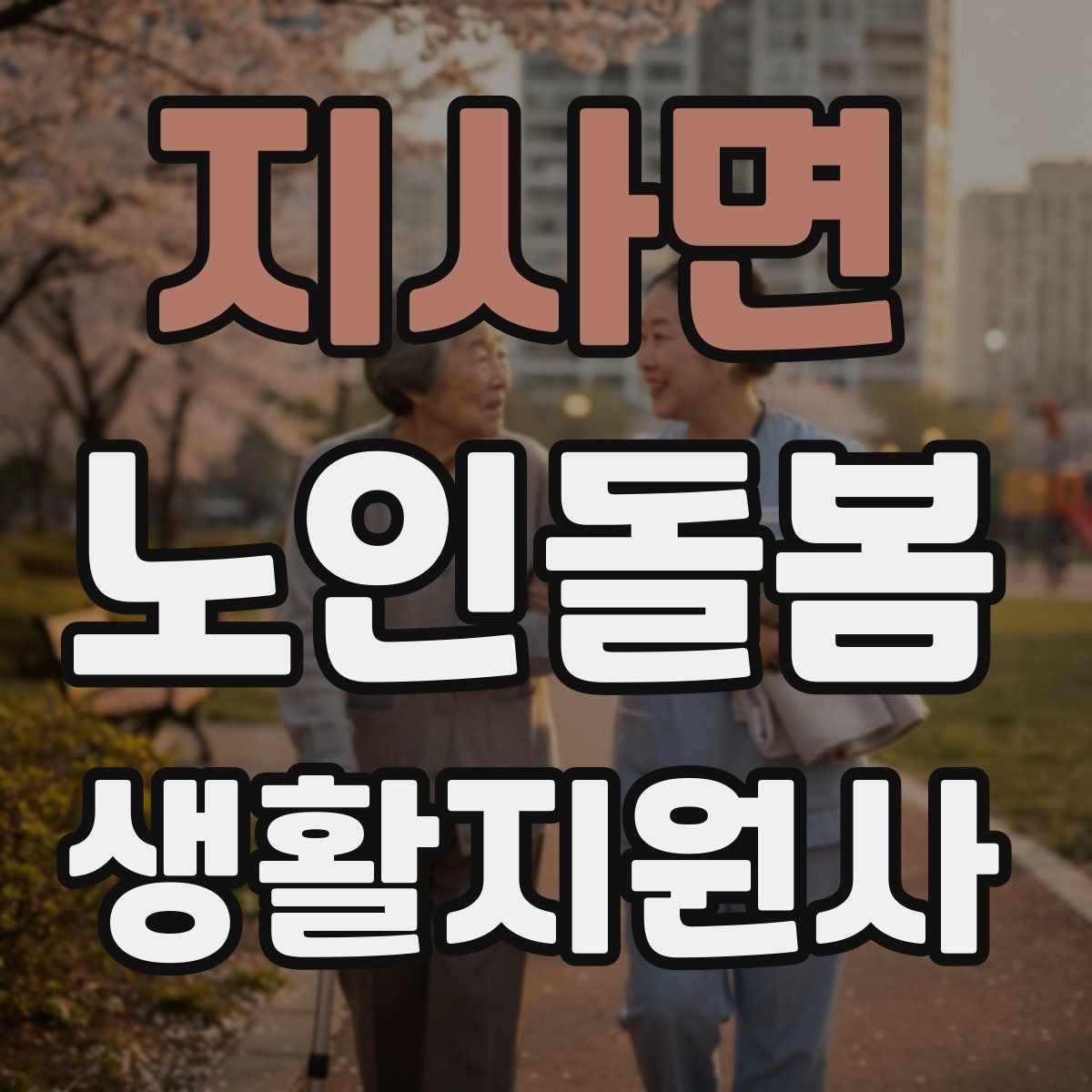 지사면 노인돌봄생활지원사 자격증 식사 준비를 도울 때 우선순위 정하기