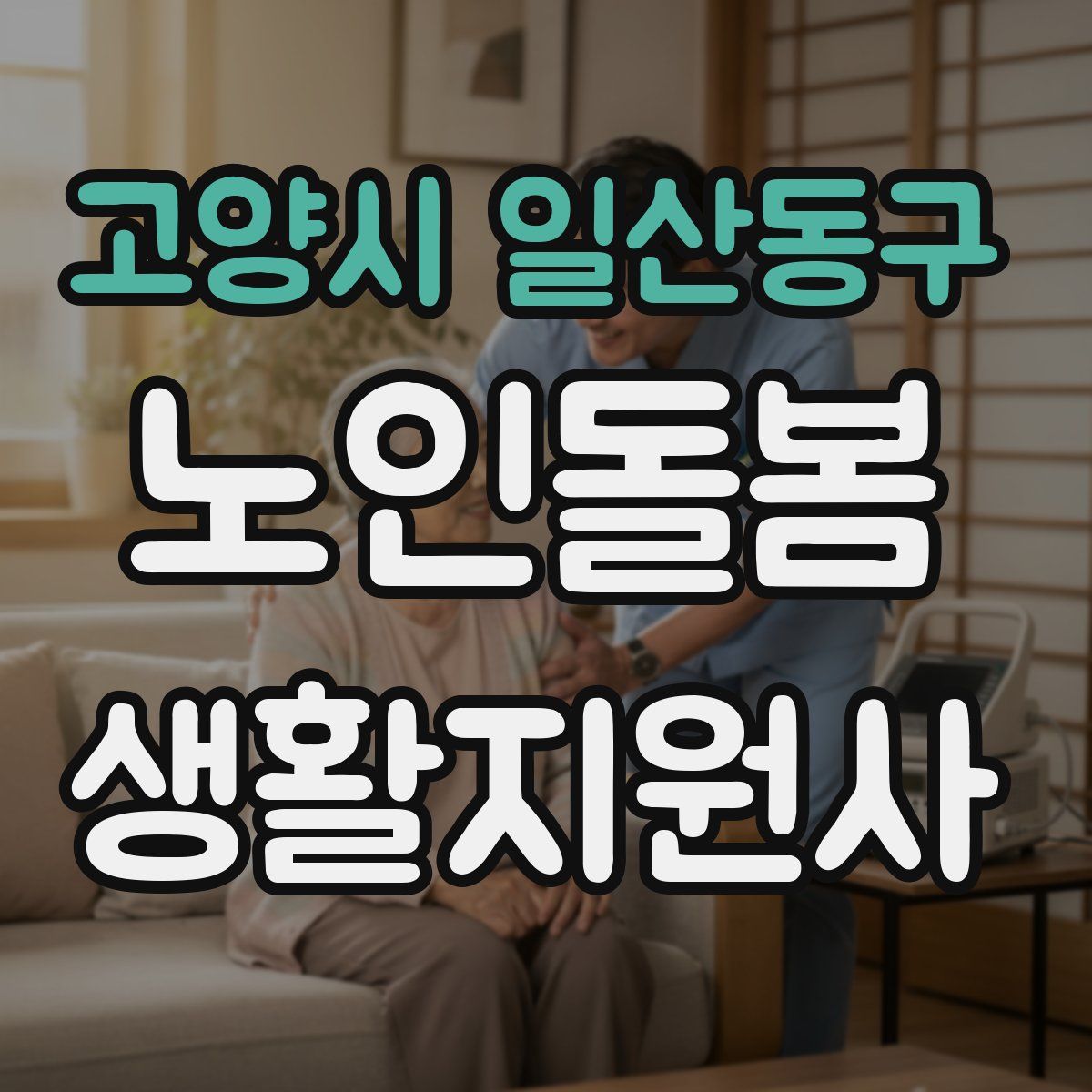 고양시 일산동구 노인돌봄생활지원사 자격증