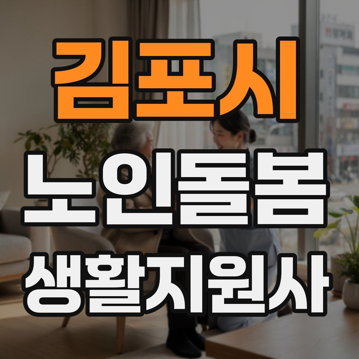 김포시 노인돌봄생활지원사 자격증
