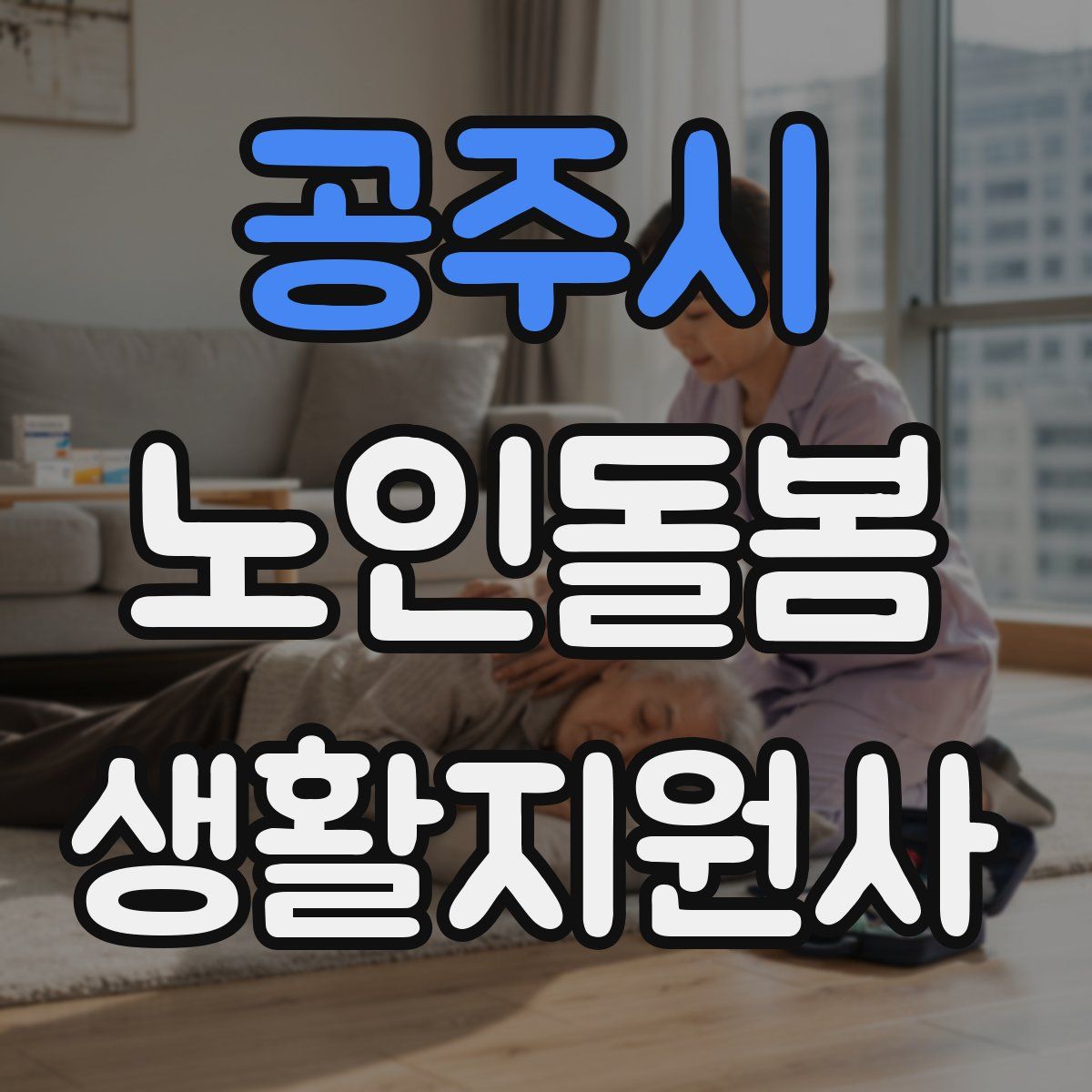 공주시 노인돌봄생활지원사 자격증