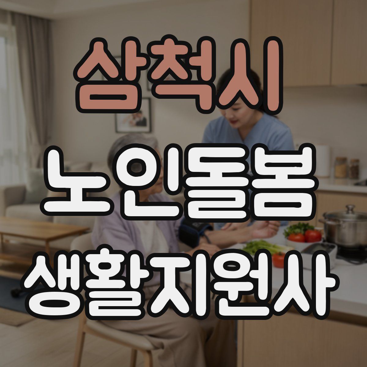 삼척시 노인돌봄생활지원사 자격증